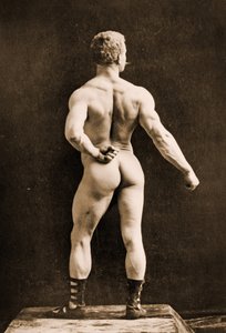 Eugen Sandow, in posa classica greco-romana, c.1893